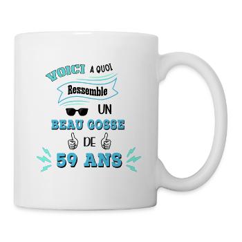 Idée De Cadeau Drôle Pour Les Beaux Gosses - Mug blanc - blanc - Droite