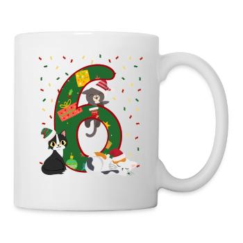 6 Jahre Alt Kinder Weihnachtsgeschenk Niedliche - Tasse - Weiß - Rechts