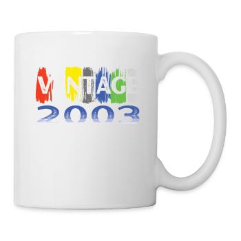 Fantastic since 2003 retro 19th Bitrthday - Mug - white - Right