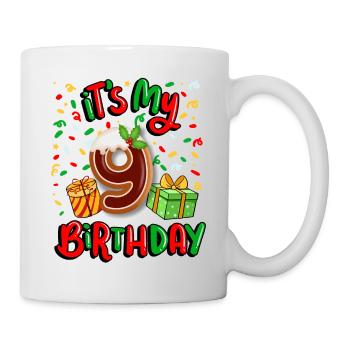It's my 9th birthday Christmas present 9. - Mug - white - Right