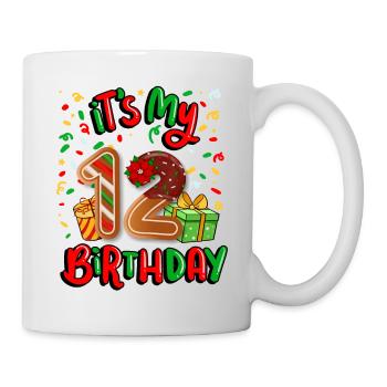It's my 12 birthday Christmas present 12. - Mug - white - Right