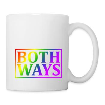 Mon autoroute va dans les deux sens Lgbt - Mug blanc - blanc - Droite
