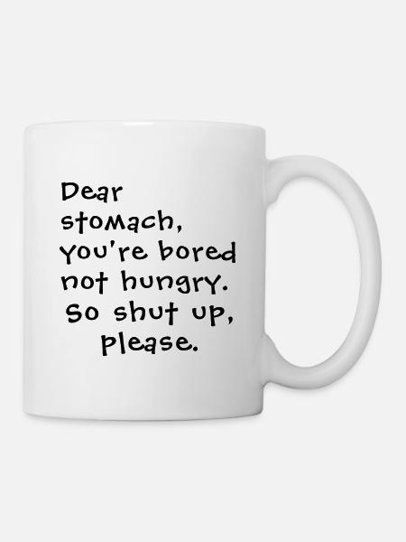 Dear Stomach - Mug - white