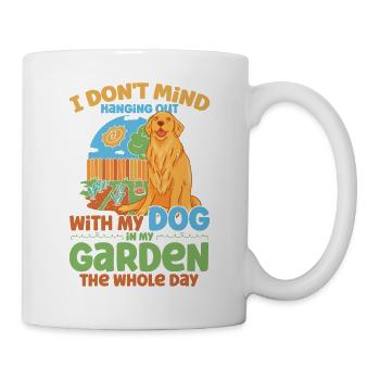 Hobby Gardener Chiens Jardinage Cadeau - Mug blanc - blanc - Droite