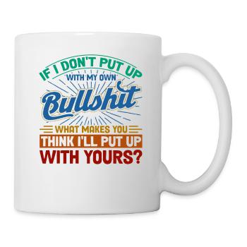 Irony Black Humor Sarcastic Gift - Mug - white - Right