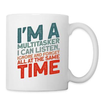 Black Humor Irony Sarcasm Gift - Mug - white - Right