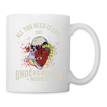 Film underground, Cinéma indépendant, Horreur - Mug blanc - blanc - Droite
