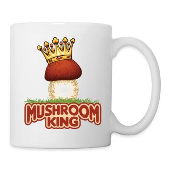 Pilze Schwammerl Steinpilz Sammler Pfifferlinge - Tasse - Weiß - Rechts