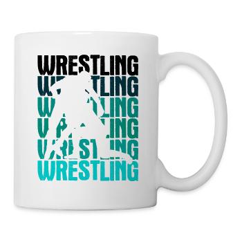 Grappling Martial Arts Wrestling - Tasse - Weiß - Rechts