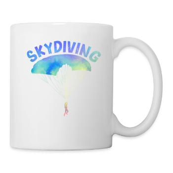 Amateurs de parachutisme - Mug blanc - blanc - Droite