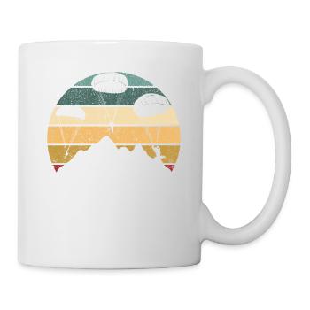 Parachutisme Hobby Parapente Montagnes - Mug blanc - blanc - Droite