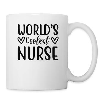 L’infirmière la plus cool du monde - Mug blanc - blanc - Droite