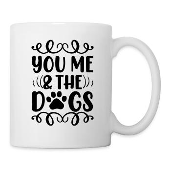 Your self the dogs - Mug - white - Right