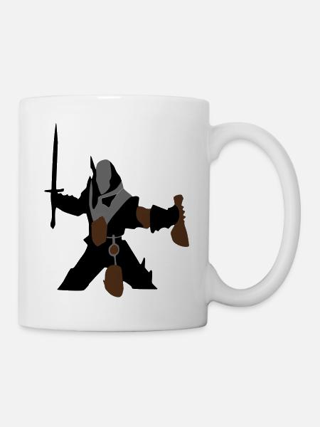 Schwertkämpfer - Tasse - Weiß
