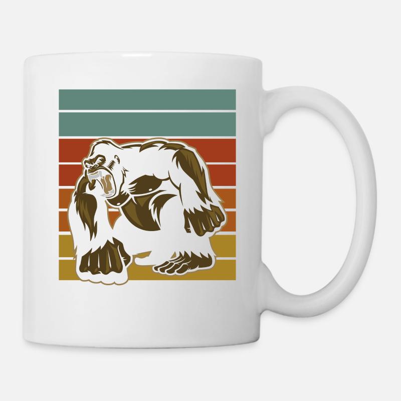 Gorilla - Tasse - Weiß
