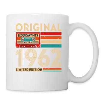 Ernte 1962 Vintage Geburtstag Retro Geschenk - Tasse - Weiß - Rechts
