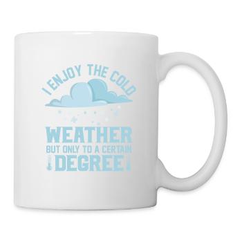 J’aime la météorologie par temps froid - Mug blanc - blanc - Droite