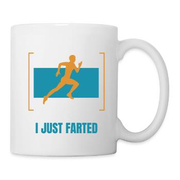Lustiges Marathon Läufer Cross Country Marathoner - Tasse - Weiß - Rechts