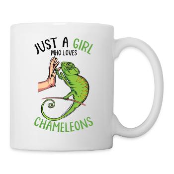 Chameleon girl - Mug - white - Right