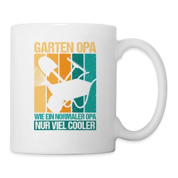 Garten Opa wie ein Normler Opa - Tasse - Weiß - Rechts