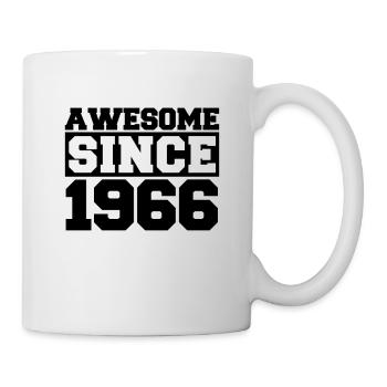 Awesome since 1966 - Tasse - Weiß - Rechts
