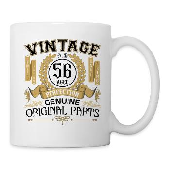 Vintage 56 years - birthday gift 56 years !!! - Mug - white - Right