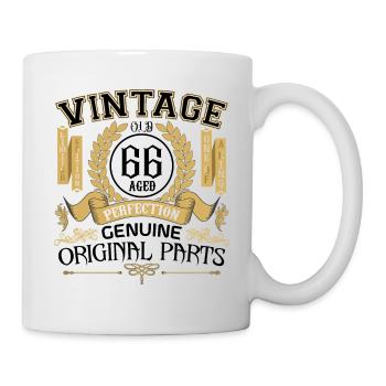 Vintage 66 years - birthday gift 66 years !!! - Mug - white - Right