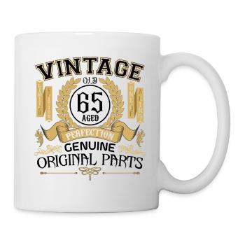 Vintage 65 years - birthday gift 65 years !!! - Mug - white - Right