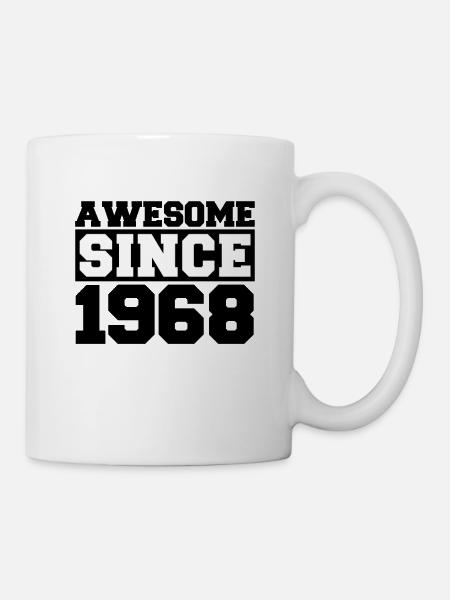 Awesome since 1968 - Mug - white
