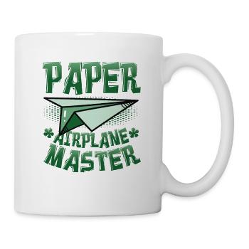 Papierflieger Master. - Tasse - Weiß - Rechts