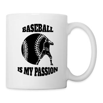 Baseball Lovers Baseball Gift Jeu de baseball - Mug blanc - blanc - Droite