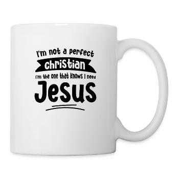 Christianisme Chrétiens Foi Églises Christ Bible - Mug blanc - blanc - Droite