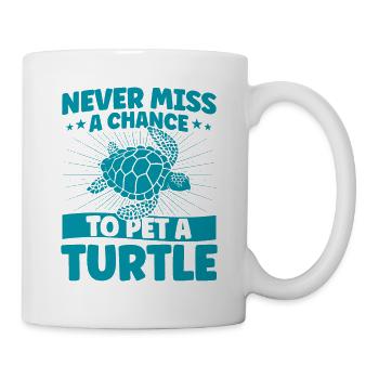 Sea turtle Sea turtles Turtles - Mug - white - Right