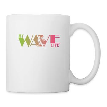 Wave Life Surfing Water Sports - Mug - white - Right