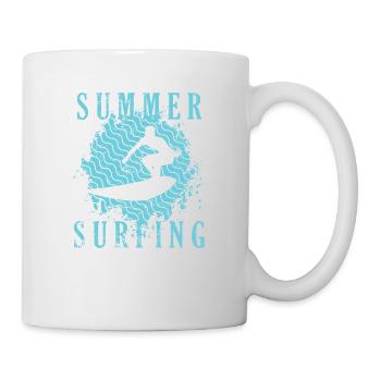 Summer Surfing Surfing Water Sports - Mug - white - Right