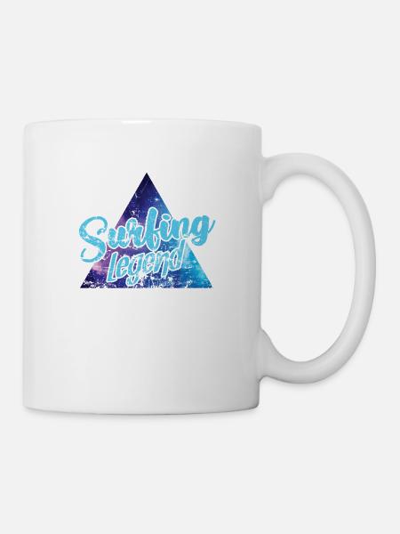 Surfing Legend Wellenreiten Wassersport - Tasse - Weiß