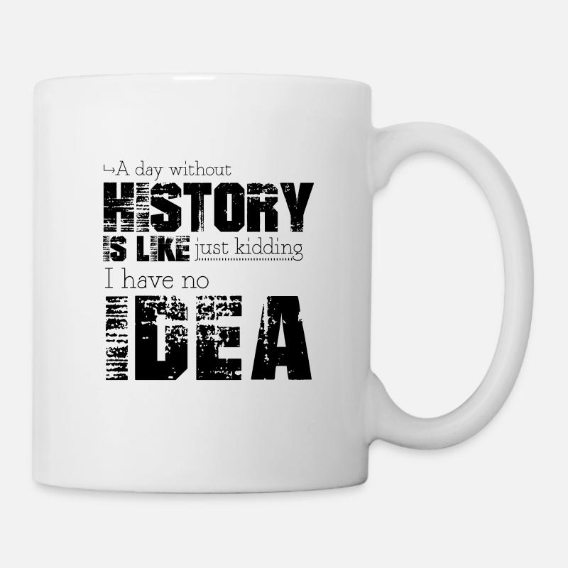 Geschichte - Tasse - Weiß