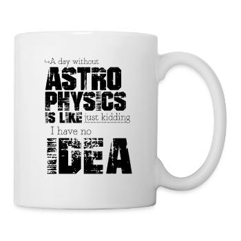Astrophysik - Tasse - Weiß - Rechts