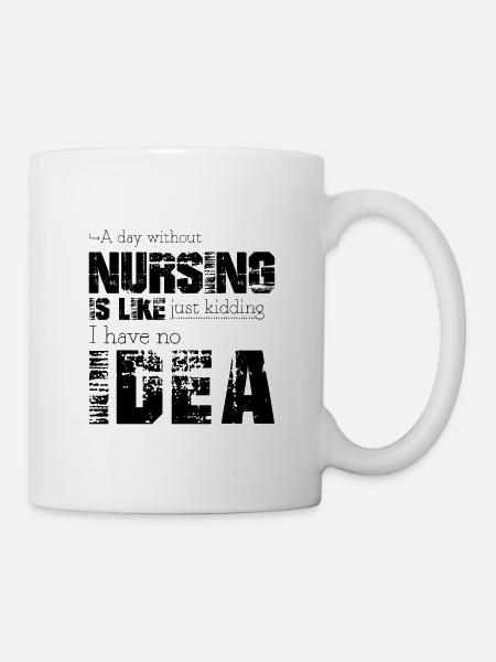Krankenpflege - Tasse - Weiß