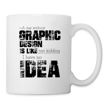 Conception graphique - Mug blanc - blanc - Droite