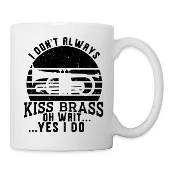 Trompettiste Trompette Instrument Cuivres Musique - Mug blanc - blanc - Droite