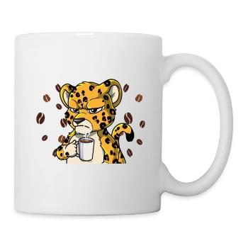 Fass mein Kaffee an und ich klatsch dich Kaffee - Tasse - Weiß - Rechts