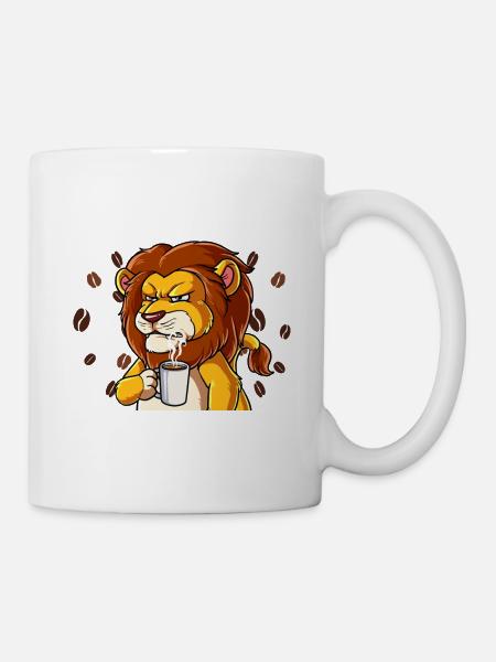 Fass mein Kaffee an und ich klatsch dich Kaffee - Tasse - Weiß