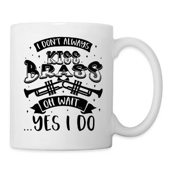 Trumpeter Trumpet Instrument Brass Music - Mug - white - Right