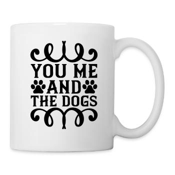 Toi et le chien - Mug blanc - blanc - Droite