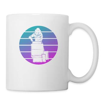 Retro Vintage Classic Beekeeper Beekeeping - Tasse - Weiß - Rechts