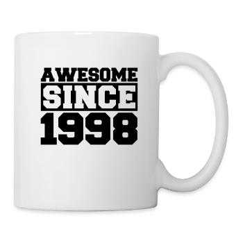 Awesome since 1998 - Mug - white - Right