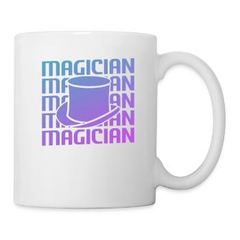 Retro Vintage Classic Magician Magic Trick - Mug - white - Right