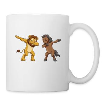Baden Würtemberg Löwe Stute Pferd Schwabe - Tasse - Weiß - Rechts
