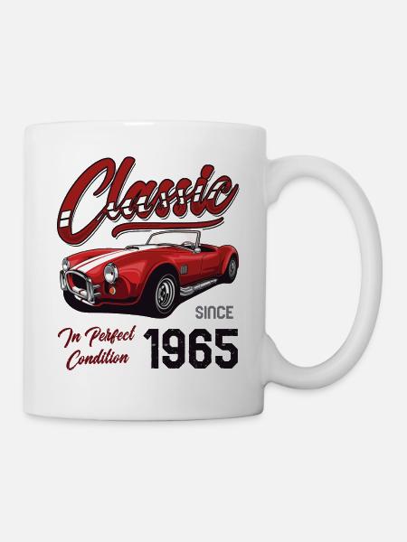 Ich bin nicht alt, ich bin Oldtimer Jahrgang Jahrgang 1965 - Tasse - Weiß